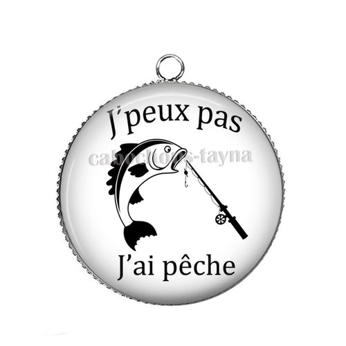 Pendentif j'peux pas j'ai pêche