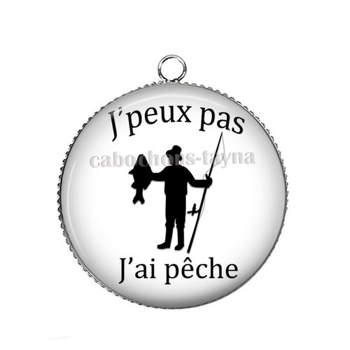 Pendentif j'peux pas j'ai pêche