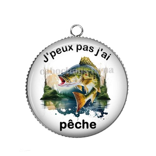 Pendentif j'peux pas j'ai pêche