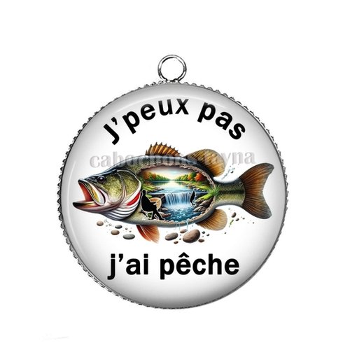 Pendentif j'peux pas j'ai pêche