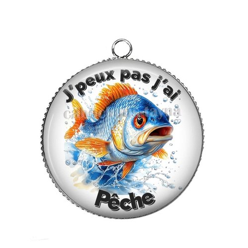 Pendentif j'peux pas j'ai pêche