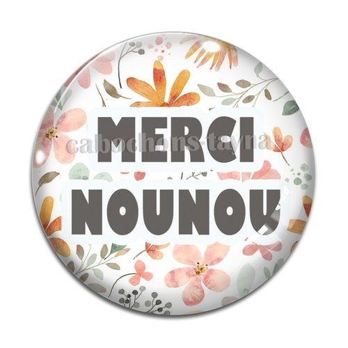 Cabochon nounou, cabochon résine ou verre rond différente taille