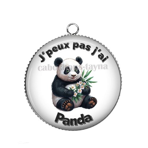 Pendentif j'peux pas j'ai panda