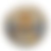 Cabochon tigre, cabochon résine ou verre rond différente taille