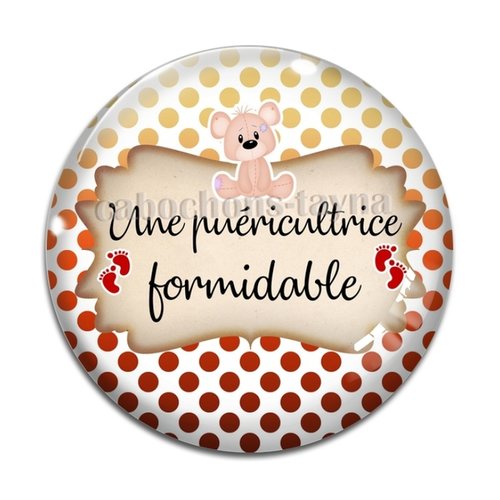 Cabochon puéricultrice, cabochon résine ou verre rond différente taille