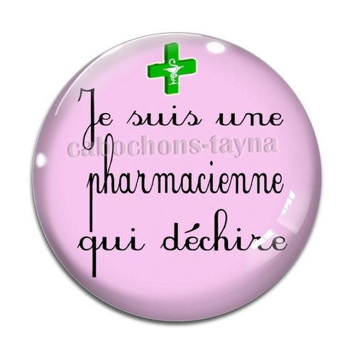 Cabochon pharmacienne, cabochon résine ou verre rond différente taille
