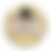 Cabochon papa héros, cabochon résine ou verre rond différente taille