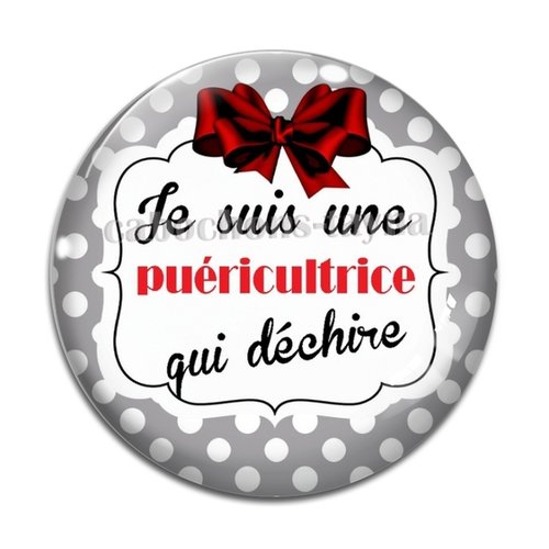 Cabochon puéricultrice, cabochon résine ou verre rond différente taille