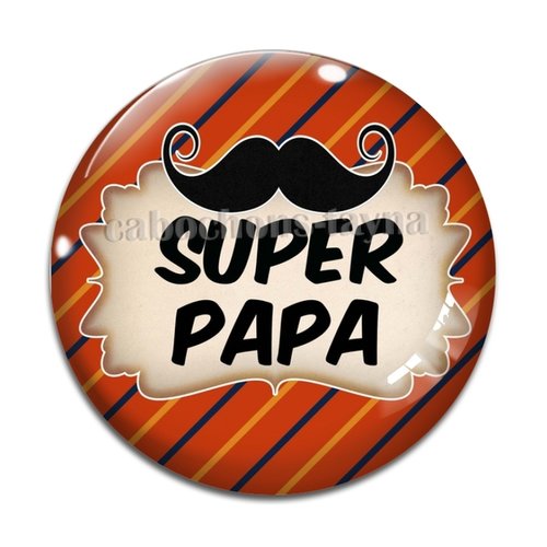 Cabochon super papa, cabochon résine ou verre rond différente taille
