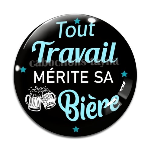 Cabochon tout travail mérite sa bière, cabochon résine ou verre rond différente taille