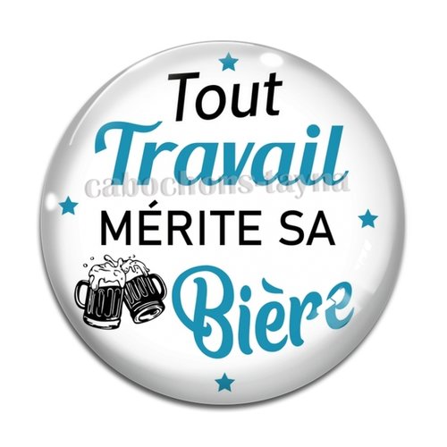 Cabochon tout travail mérite sa bière, cabochon résine ou verre rond différente taille