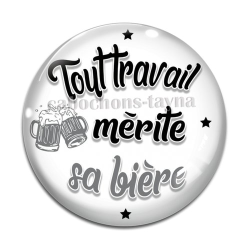 Cabochon tout travail mérite sa bière, cabochon résine ou verre rond différente taille