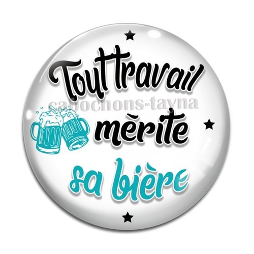 Cabochon tout travail mérite sa bière, cabochon résine ou verre rond différente taille