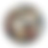 Cabochon hérisson, cabochon résine ou verre rond différente taille