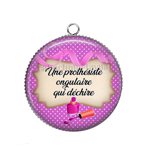 Pendentif prothésiste ongulaire