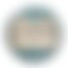 Cabochon personnalisable prénom, résine ou verre rond différente taille