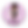 Cabochon fille adolescente, résine ou verre différente taille