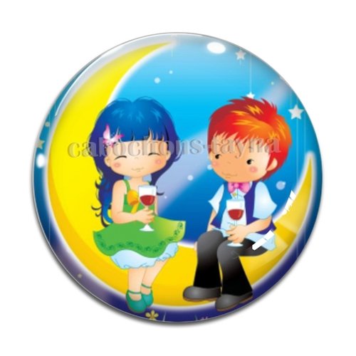 Cabochon petite fille, résine ou verre différente taille