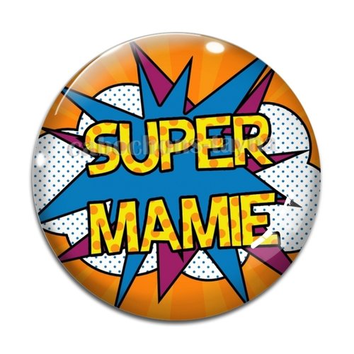 Cabochon super mamie, cabochon résine ou verre rond différente taille