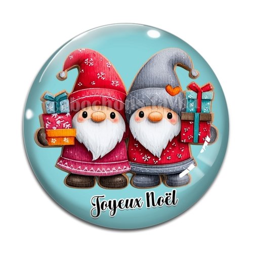 Cabochon pére noël joyeux noel, cabochon résine, verre rond différente taille