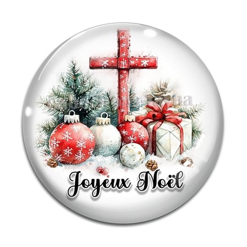Cabochon joyeux noel , résine ou en verre différente taille