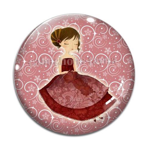 Cabochon petite fille, résine ou verre différente taille