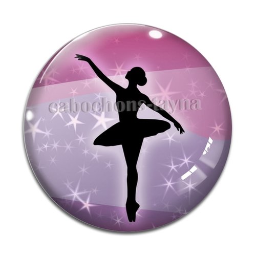 Cabochon danseuse, résine ou verre différente taille