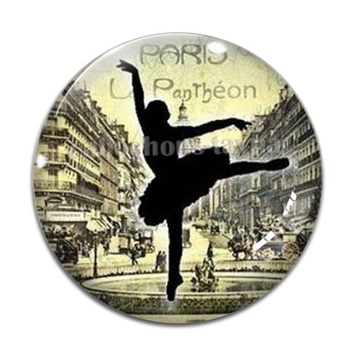 Cabochon danseuse, résine ou verre différente taille