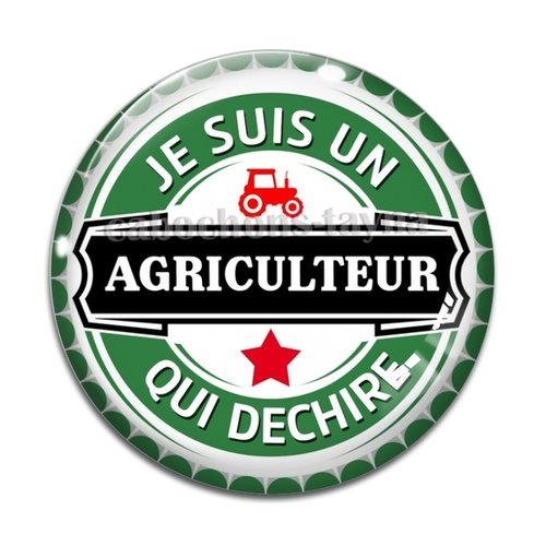 Cabochon je suis un agriculteur qui déchire, résine ou verre différente taille