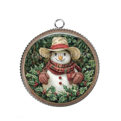 Pendentif bonhomme de neige