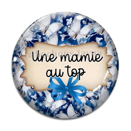 Cabochon mamie au top, résine ou verre différente taille