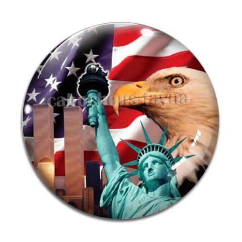 Cabochon usa, résine ou verre différente taille