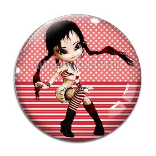 Cabochon petite fille, résine ou verre différente taille