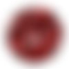Cabochon motif rond rouge, en résine ou en verre différente taille