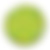 Cabochon motif rond jaune et vert, en résine ou en verre différente taille