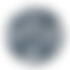 Cabochon motif rond noir gris, en résine ou en verre différente taille