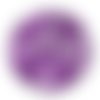 Cabochon motif rond violet, en résine ou en verre différente taille