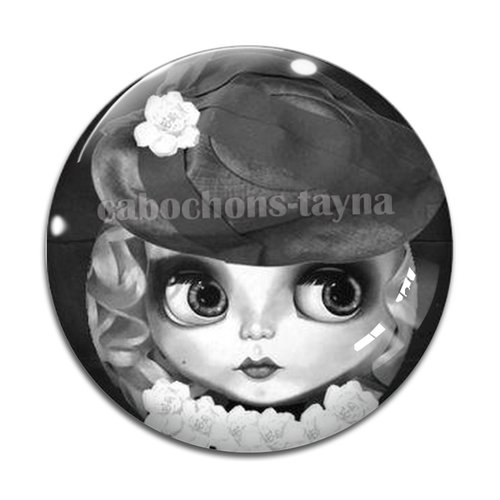 Cabochon petite fille, résine ou verre différente taille