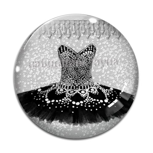 Cabochon robe, cabochon résine - ou verre rond différente taille