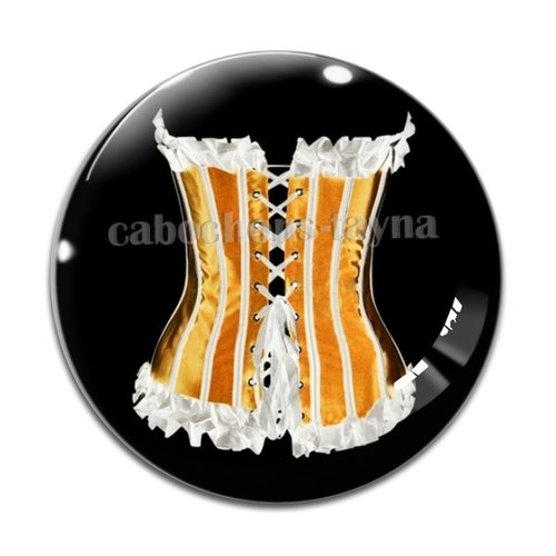 Cabochon corsé cabochon résine - ou verre rond différente taille