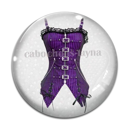 Cabochon corsé cabochon résine - ou verre rond différente taille