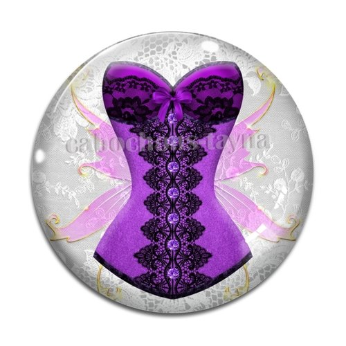 Cabochon corsé cabochon résine - ou verre rond différente taille