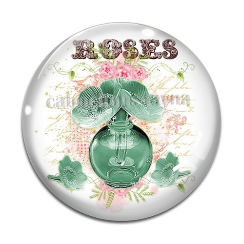 Cabochon parfum, cabochon résine - ou verre rond différente taille