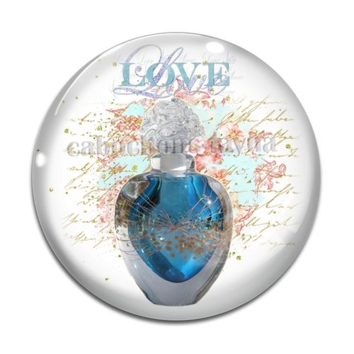 Cabochon parfum, cabochon résine - ou verre rond différente taille