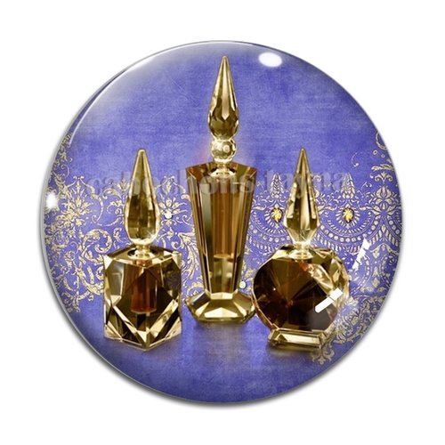 Cabochon parfum, cabochon résine - ou verre rond différente taille