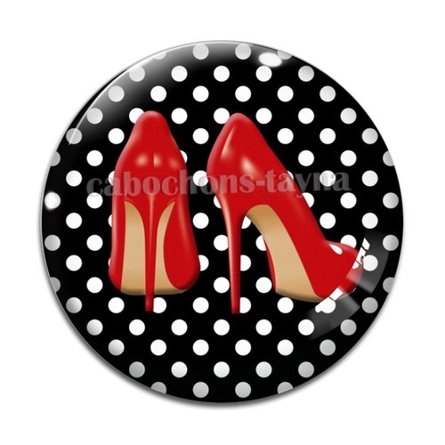 Cabochon chaussure, résine ou verre différente taille