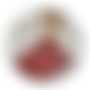 Cabochon petite fille, cabochon résine - ou verre rond différente taille
