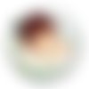 Cabochon petite fille, cabochon résine - ou verre rond différente taille