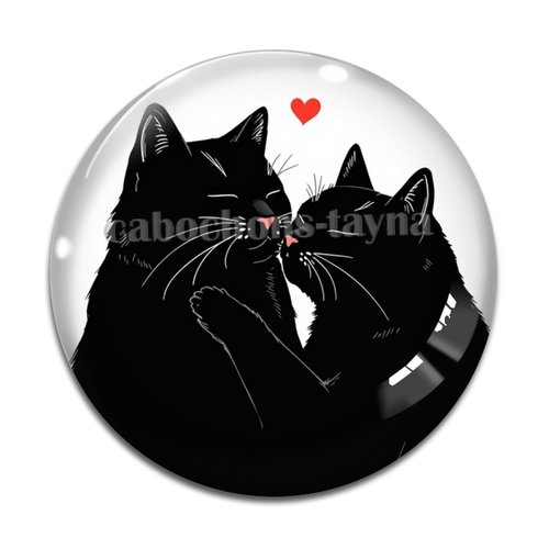 Cabochon chat, résine ou verre différente taille