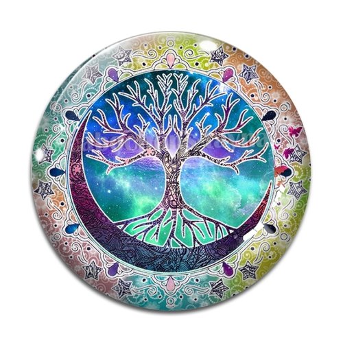 Cabochon arbre de vie, résine ou en verre différente taille